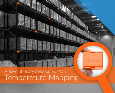 The AiroSensor is a great choice for temperature mapping equipment, picture mapping a warehouse.
