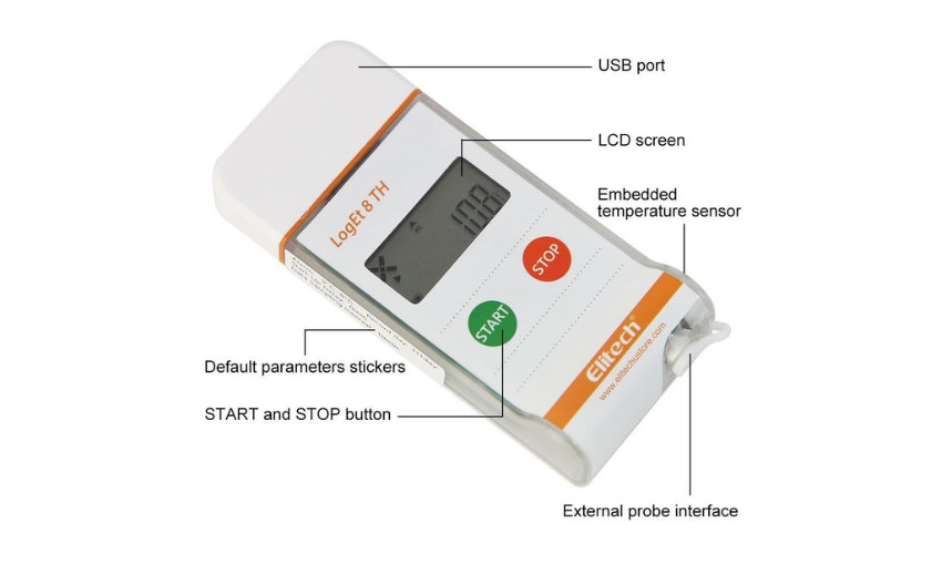 Elitech LogEt 8 TH Temperature & Humidity Data Logger – image 5