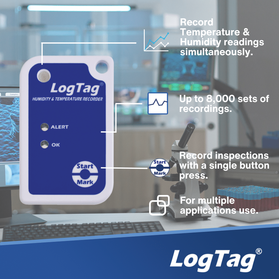 LogTag HAXO-8 Temperature & Humidity Data Logger – image 3
