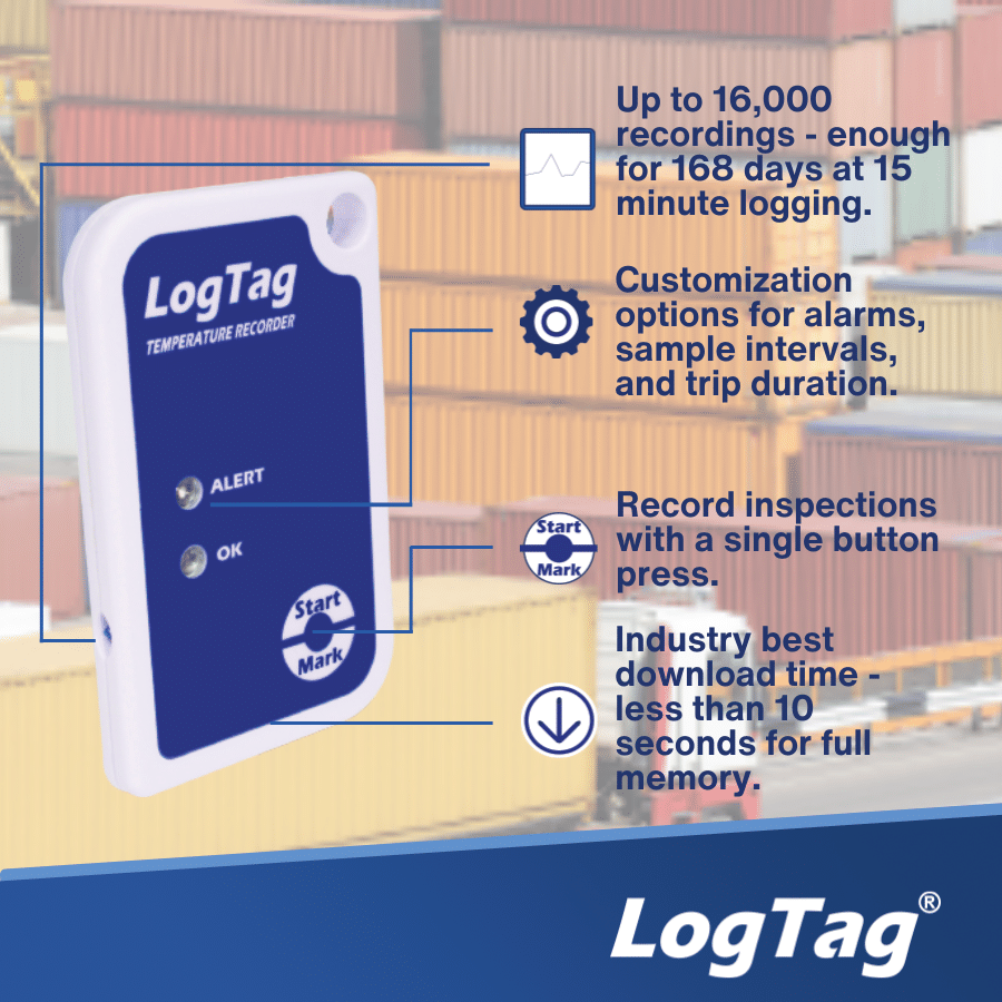 LogTag TRIX-16 Temperature Data Logger – image 2