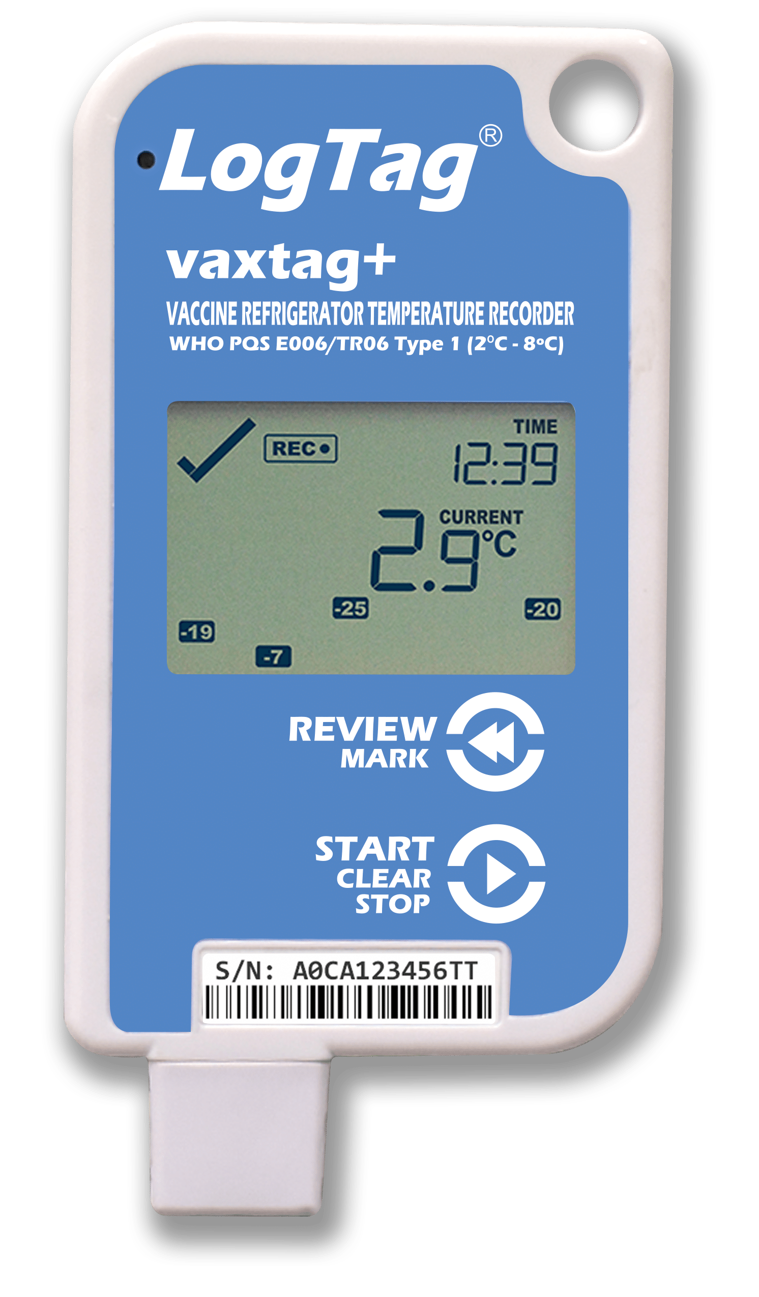 LogTag VaxTag+ Vaccine Temperature Data Logger – image 1