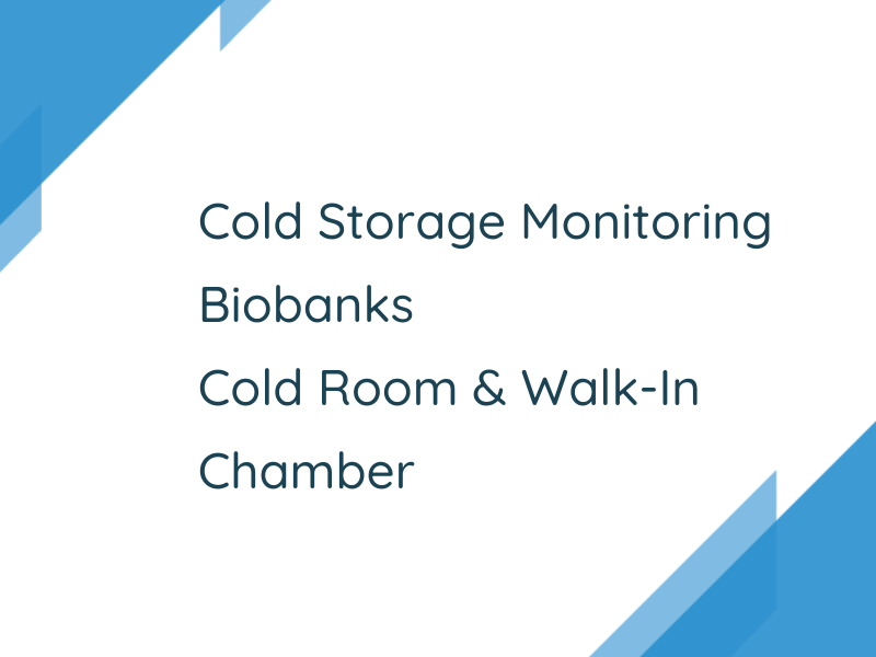 Type of storage temperature monitoring data logger applications